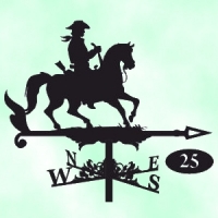 Флюгер на крышу Ковбой