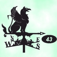 Флюгер на крышу Грифон